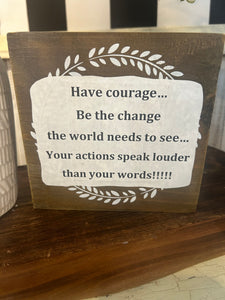 Small Cute Wood Signs