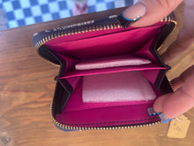 Load image into Gallery viewer, Small Navy/White Wallet and