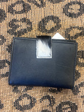 Load image into Gallery viewer, Black Cowhide Strap Wallet