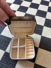 Load image into Gallery viewer, Checkered Mini Jewelry Holder