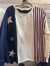 Load image into Gallery viewer, Top: Flag my stars