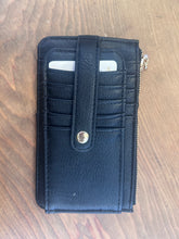 Load image into Gallery viewer, Black multi card wallet