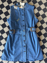 Load image into Gallery viewer, Dress: Denim Buckle