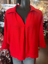 Load image into Gallery viewer, Red Oversized Top