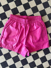 Load image into Gallery viewer, Shorts: Radiant Pink Pleather