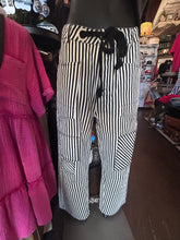 Load image into Gallery viewer, Pants: Striped Denim