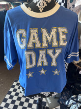 Load image into Gallery viewer, Top: Game Day Cropped a bit tee