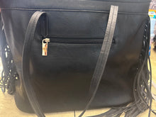 Load image into Gallery viewer, Black Fringe Purse/wallet combo