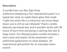 Load image into Gallery viewer, Candle: Very Blessed