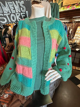 Load image into Gallery viewer, Cardigan: Pom Pom me strips