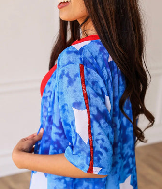 Kimono: Star Spangled Cover Up