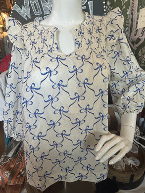 Top: Blue Bows