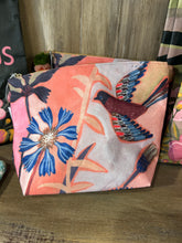 Load image into Gallery viewer, Makeup Bag: Peach Bird