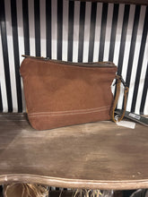Load image into Gallery viewer, Orange/Gray Wristlet travel bag