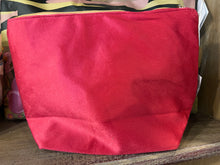 Load image into Gallery viewer, Makeup Bag: Red Back
