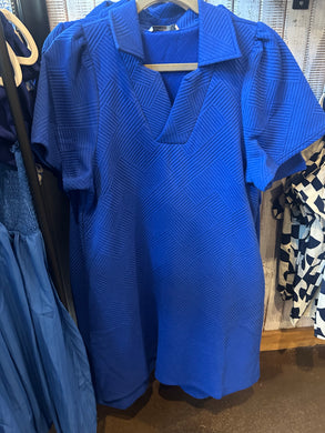 Dress: Blue