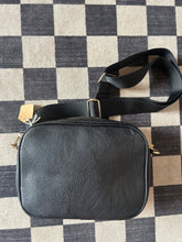 Load image into Gallery viewer, Purse: Black/Tan check