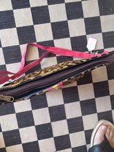 Load image into Gallery viewer, Striped leopard cowhide purse