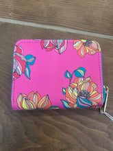 Load image into Gallery viewer, Small Pink Floral Wallet