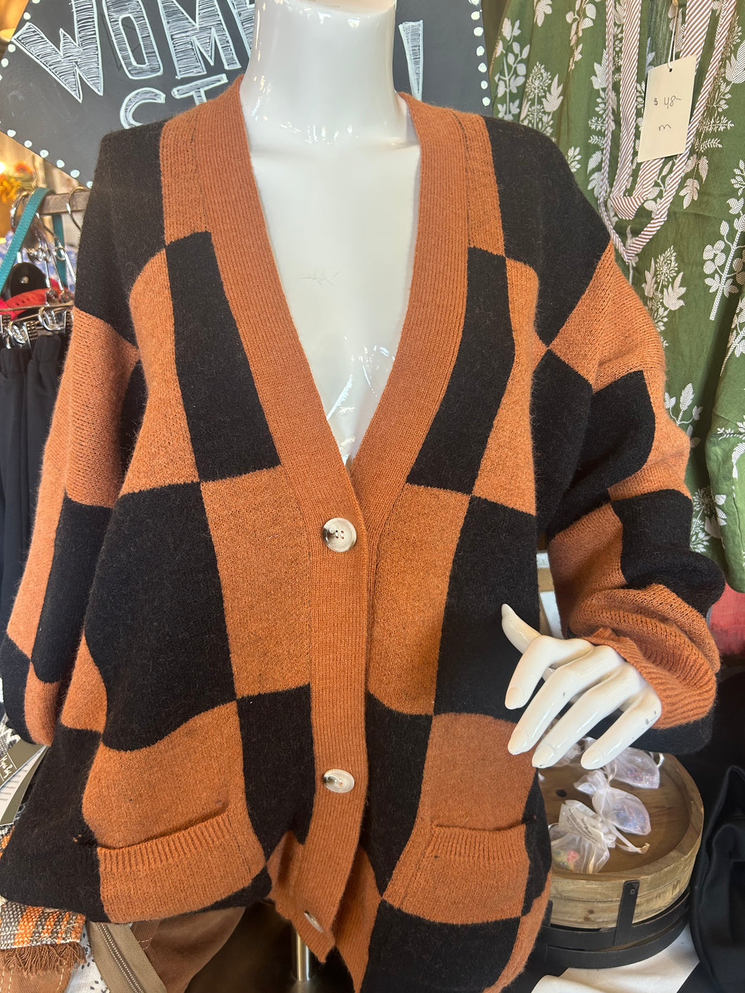 Cardigan: Checkered