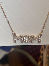 Load image into Gallery viewer, Gold Mom Bling Necklace