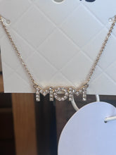 Load image into Gallery viewer, Gold Mom Bling Necklace