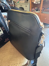 Load image into Gallery viewer, Crossbody: Black Checkered purse