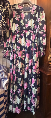 Dress: Floral maxi