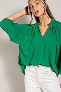 Top: Kelly Green Top