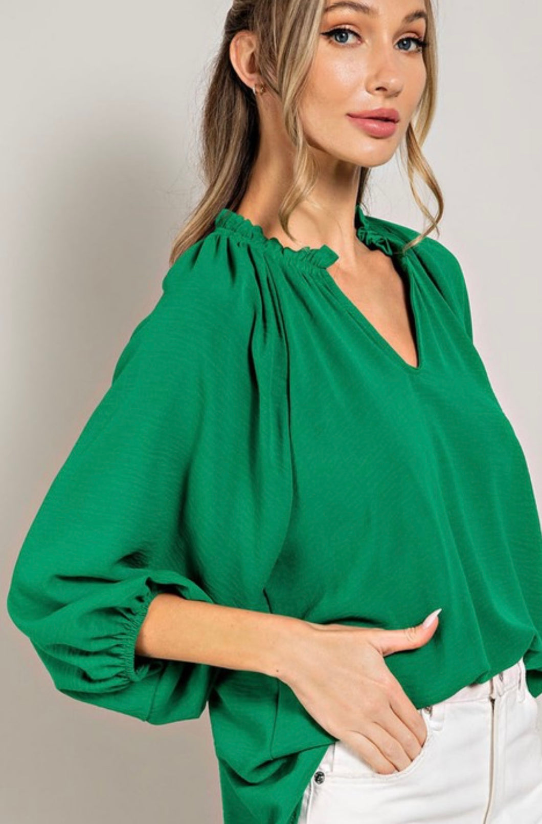 Top: Kelly Green Top